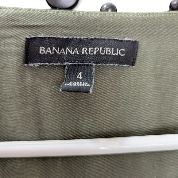 Banana Republic Olive Long Sleeve Dress - Picture 10 of 10